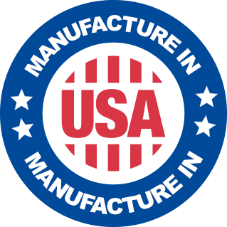 Made in USA badge for SlimTide